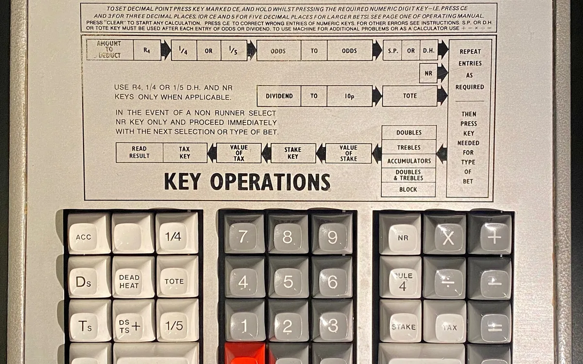 A betting shop calculator